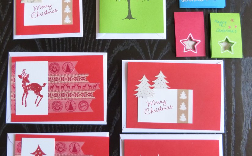 Starting on crafts: Christmas&nbsp;cards